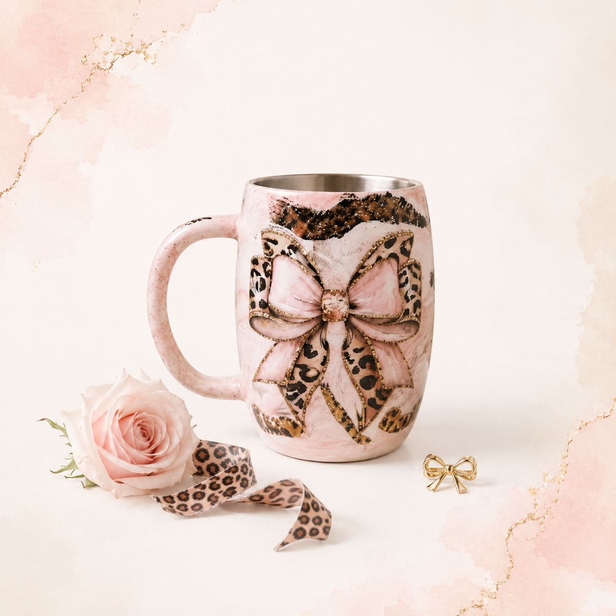 Noeud léopard - Mug Tulipe