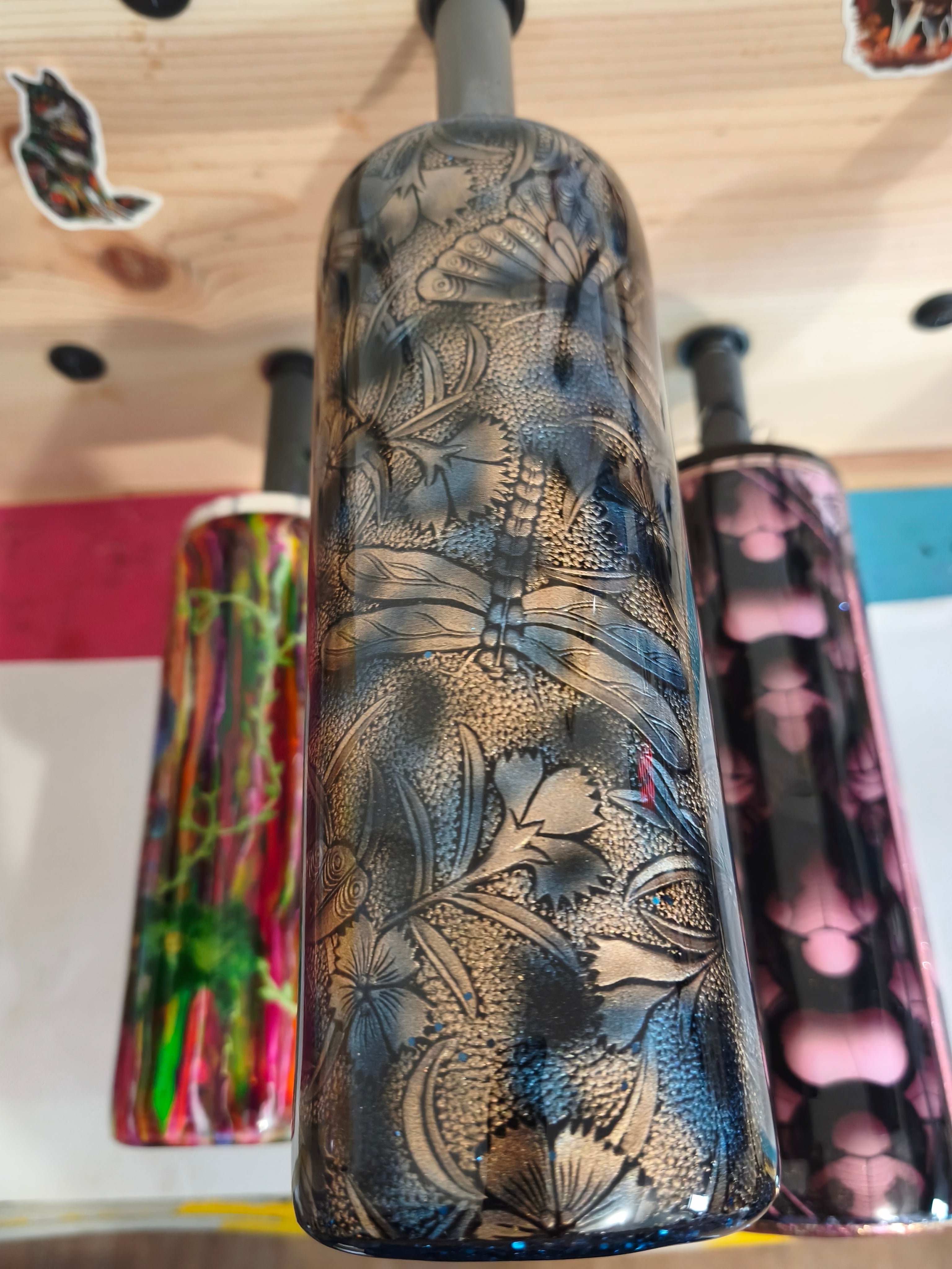 papillons de cuir