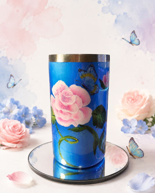 Roses - tumbler poignée