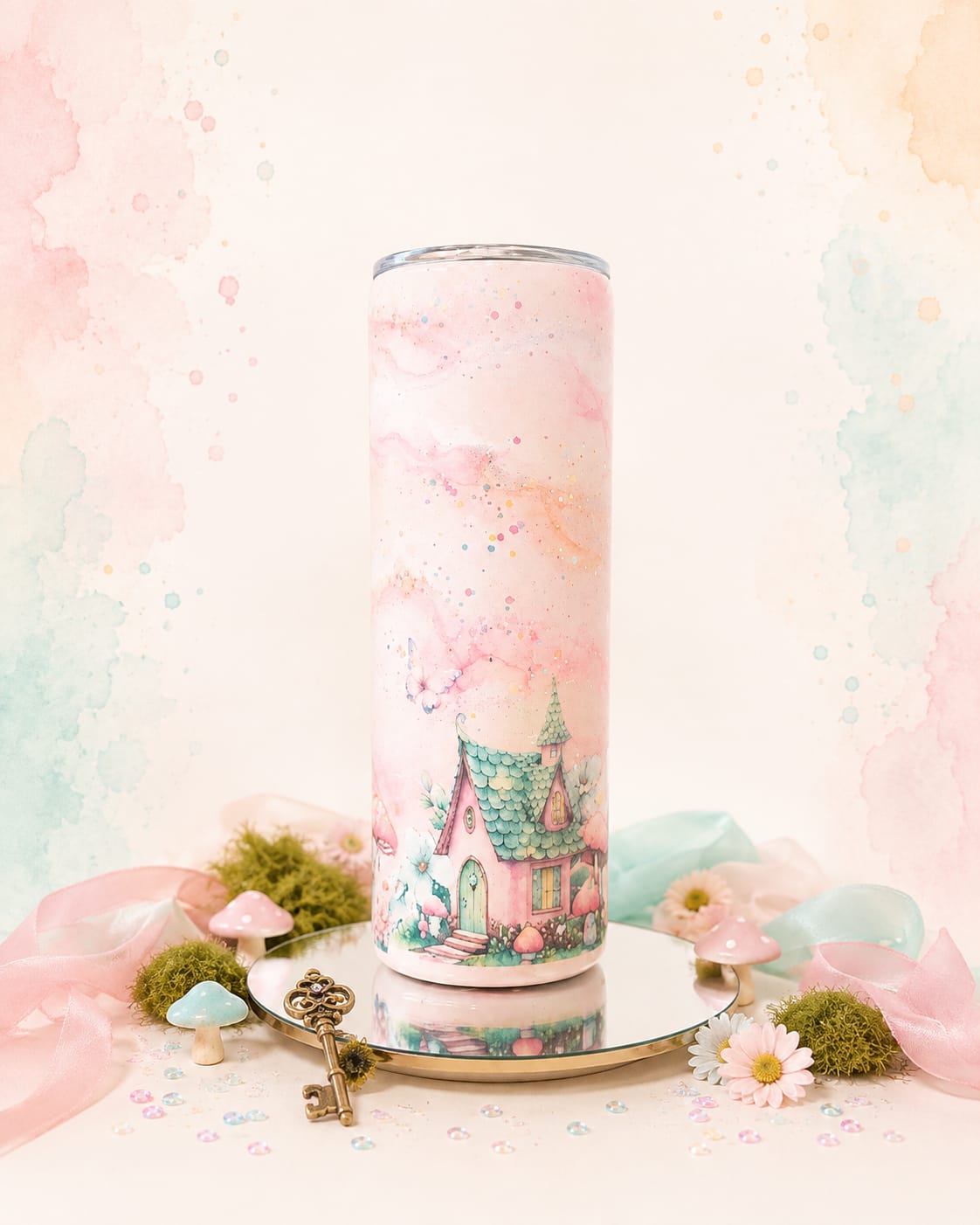 Fée rose - canette